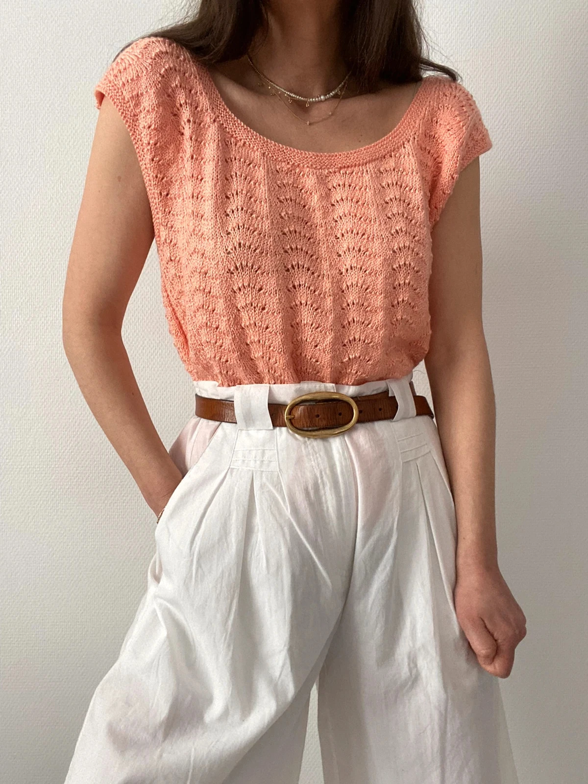 🌺Knit style sleeveless top – photo 2